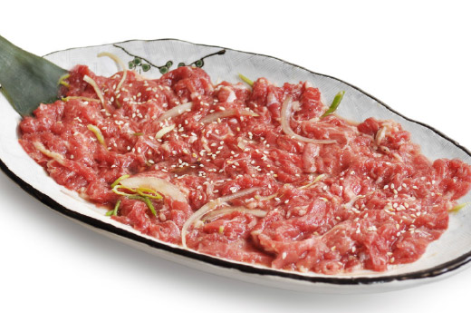 Un Barbecue coréen au choix : boeuf, poulet, échine de porc, poitrine de porc.